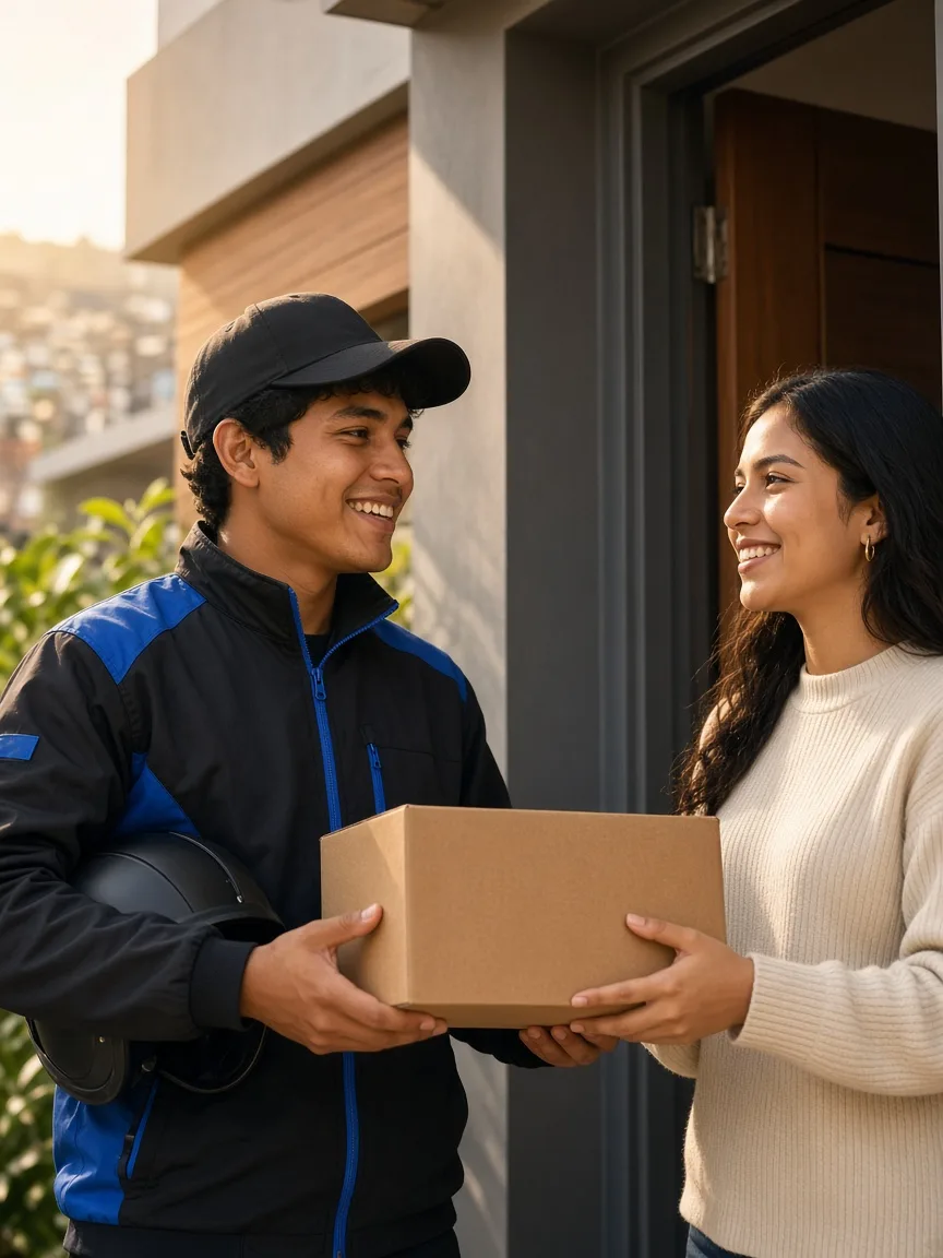 Entrega en manos del cliente